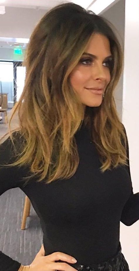 Maria Menounos Armpit Length Haircut, Armpit Length Hair, Maria Menounos, Haircut Types, Fabulous Hair, Midlength Haircuts, Mid Length Hair, Hair Color Balayage, Cut My Hair