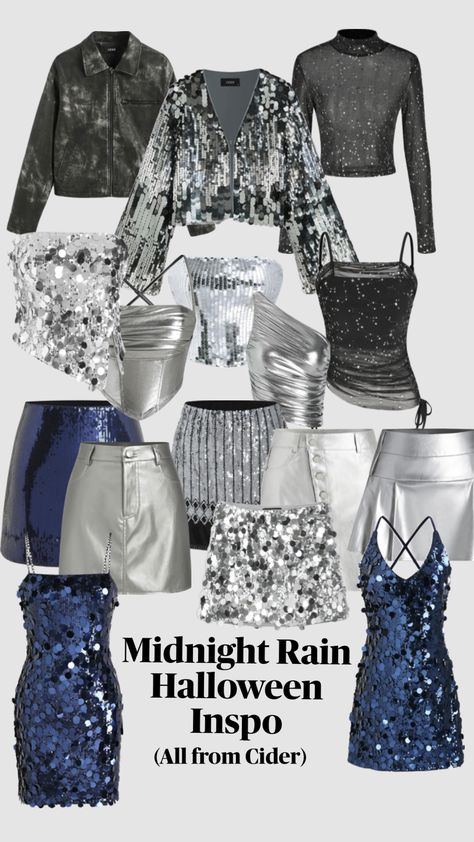 midnight rain halloween inspo #halloween #costume #outfitinspo #midnights #taylorswift #tswizzle Rain Costume, Taylor Swift Halloween Costume, Saturday Night Outfit, Taylor Swift Costume, Fashion Show Themes, Rain Outfit, Disco Costume, Midnight Rain, Kpop Concert Outfit