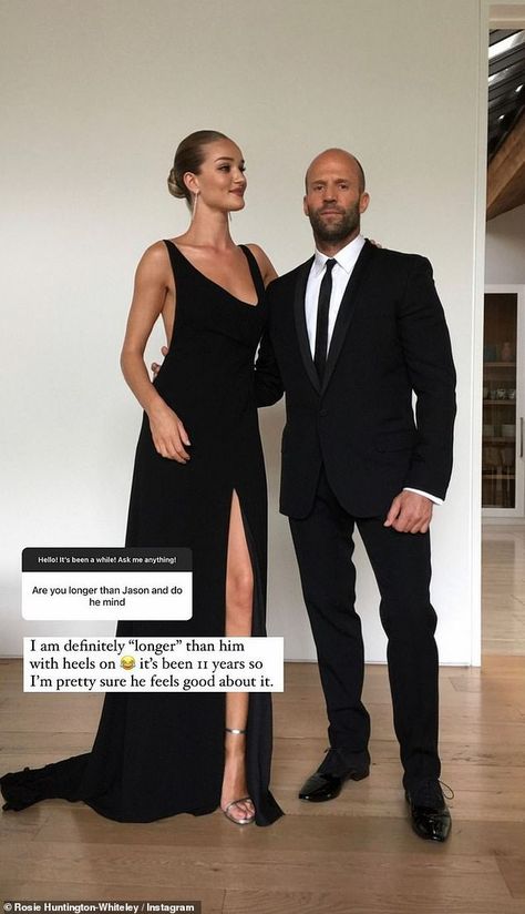 Jason Statham Family, Rose Huntington, Rosie And Jason, Jason Statham And Rosie, Rosie Hw, Unseen Images, Rosie Huntington, Jason Statham, Huntington Whiteley