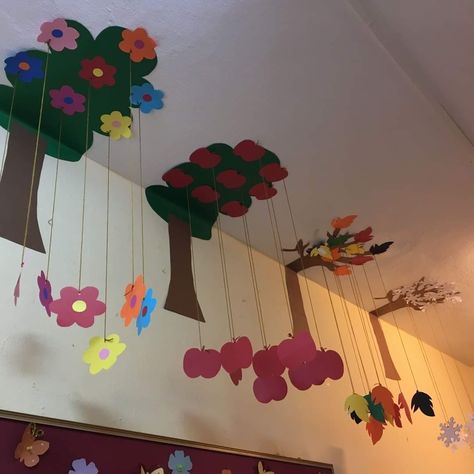 School Wall Decoration, School Door Decorations, Preschool Classroom Decor, School Wall Art, Preschool Art Activities, Diy Classroom, Diy Crafts For Kids Easy, School Decorations, Paper Crafts Diy Kids