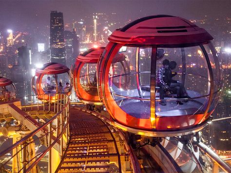 Canton Tower Bubble Pods, Guangzhou, China Canton Tower, China Travel, Oh The Places Youll Go, Places Around The World, Asia Travel, City Lights, Guangzhou, Tibet, Travel Around The World