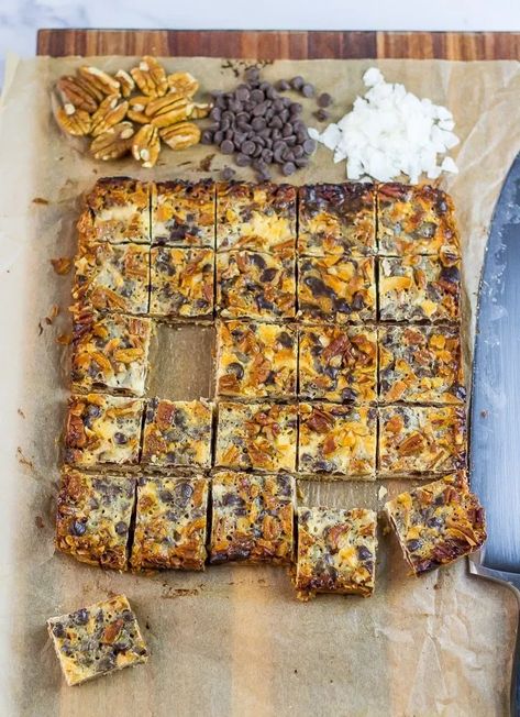 Keto Magic Bars ~ The Kellie Kitchen Keto Magic Bars Keto Magic Cookies, Magic Cookies, Sweetened Condensed Milk Recipes, Keto Bars, Magic Bars, My Keto, Condensed Milk Recipes, Coconut Chocolate, Keto Friendly Desserts