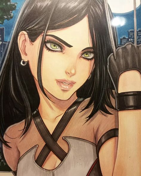 Laura Kinney Icons, X-23 Fanart, Omar Dogan, Marvel Comics Women, Laura Kinney, Concept Art Tutorial, Wolverine Marvel, Arte Dc Comics, Different Art Styles