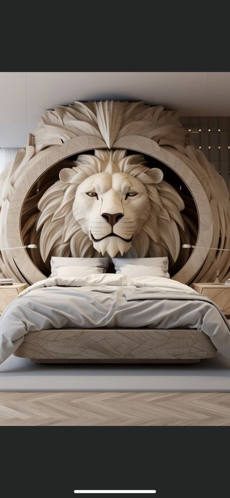 Unusual Beds, Lion Live Wallpaper, Black Frock, Baroque Furniture, Fantasy Furniture, Fantasy Rooms, Beatles Art, Canine Art, Diy Wooden Projects