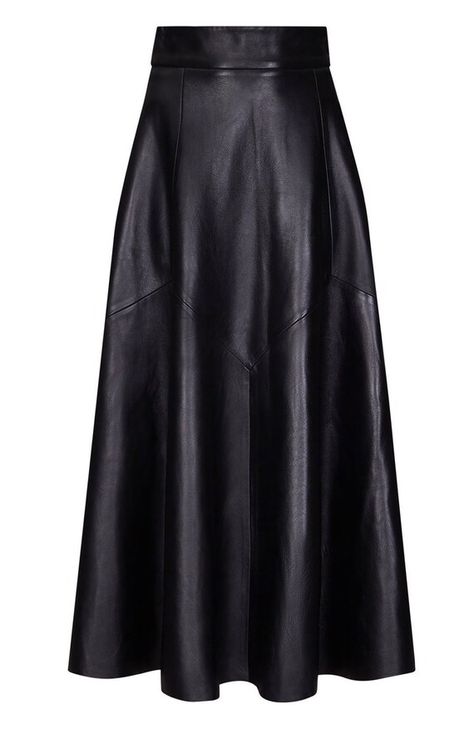 Ankle Length Skirt Outfit, Mid Skirt Outfits, Leather Maxi Skirt, Maxi Skirt Vintage, Long Leather Skirt, Leather Skirt Outfit, Vintage Maxi Skirt, Rock Vintage, Long Skirt Outfits