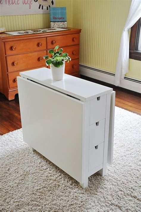 IKEA Folding Tables - To Buy or Not in IKEA? - Ideas on Foter Norden Table, Ikea Norden, Craft Tables With Storage, Craft Room Tables, Ikea Craft Room, Ikea Crafts, Craft Table Diy, Smart Tiles, Dream Craft Room