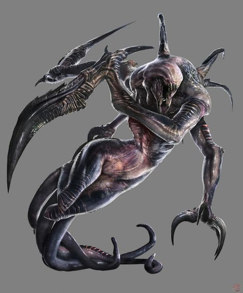 Wraith Monster, Evolve Wraith, Evolve Monster, Monster Inspiration, Lovecraftian Horror, Beast Creature, Arte Alien, Alien Concept, Alien Design