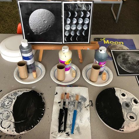 Space Lesson Plans, Planets Activities, Moon Activities, Space Lessons, Space Preschool, Starry Night Art, Nature Projects, Space Activities, Inquiry Based Learning