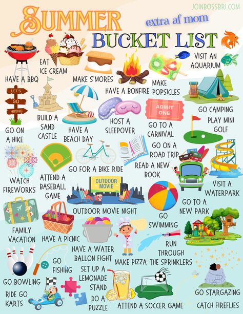 Ultimate Summer Bucket List | Rich Mom Life #summer #summerbucket #summerbucketlist #2024 #summerbucketforkids . Read more here 👉 https://whispers-in-the-wind.com/summer-bucket-list-exciting-activities-to-beat-the-boredom/?11 Summer Hobbies, Summer Holiday Activities, Ultimate Summer Bucket List, Rich Mom, Nature Projects, Summer Fun For Kids, Hobbies For Kids, Family Fun Night, Fun Summer Activities