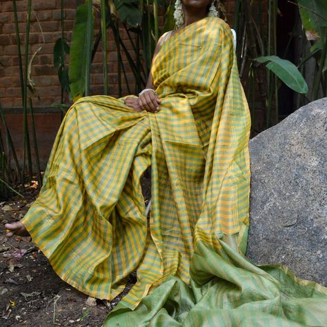 Genda Phool Kosa Silk Sarees A sarees of Classic handloom kosa silk saree with blouse pieces. A perfect pick for those who love classics, as this piece could be easily worn all through the year. You can shop the collection on our website . . Silk Saree With Blouse, Saree With Blouse, Blouse Piece, Silk Saree, The Collection, Silk Sarees, The Year, Saree, Silk