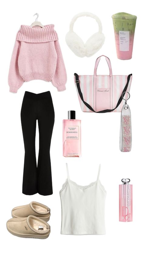 #victoriassecret #outfitinspo #ootd #pinkoutfits #aesthetic #aestheticoutfits Victoria’s Secret Aesthetic Outfit, Dark Pink Outfit Ideas, Victoria Secret Aesthetic Outfits, Pink Vs Outfits, Vs Angel Outfits, Victoria Secret Outfits Casual, Vs Outfits, Victoria Secret Party, Victoria's Secret Aesthetic