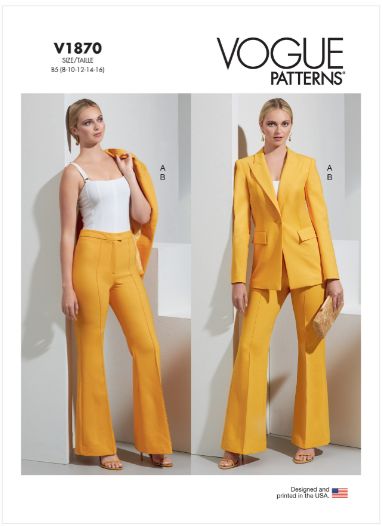 Sewing Inspiration: Autumn Trends '22 - Dream. Cut. Sew Wedding Suit Ideas, Pants Sewing Pattern, Vogue Sewing, Vogue Sewing Patterns, Vogue Pattern, Vogue Patterns, Wedding Suit, Notch Collar, High Rise Pants