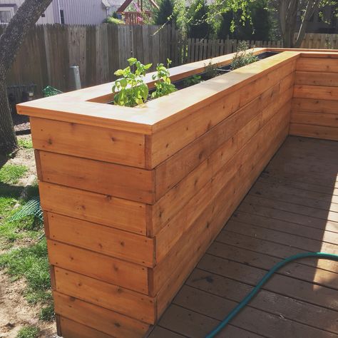 Deck planter Planter Boxes As Deck Railing, Rail Planters, Deck Planter Boxes, Deck Railing Planters, Front Porch Planters, Deck Planters, Downtown Living, Railing Planters, Porch Planters