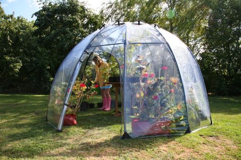 Here Comes the Sunbubble - Haxnicks - Elegant Greenhouse, Serre Diy, Vertical Herb Gardens, Best Greenhouse, Portable Greenhouse, Build A Greenhouse, Indoor Greenhouse, Herb Garden Design, Home Greenhouse