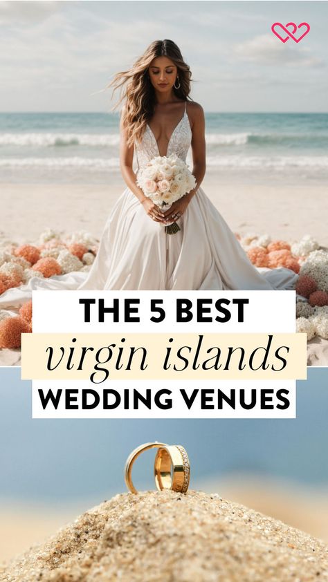 Looking for the ultimate wedding venue ideas?  If you want to taste the Caribbean paradise while being in the U.S., the Virgin Islands is the place you need to be. Each island will offer you something unique and different.  Find more destination wedding ideas here. #destinationwedding #weddingideas #weddingvenues #beachwedding Destination Wedding Us Virgin Islands, Virgin Island Wedding, Bvi Wedding, Virgin Islands Wedding, St John Virgin Islands, The Virgin Islands, Honeymoon Resorts, Luxury Honeymoon, Honeymoon Hotels