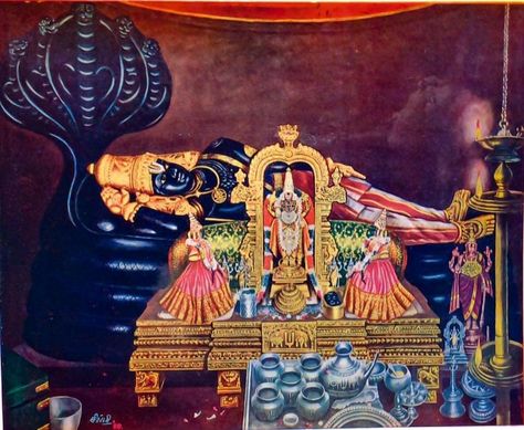 Sri Ranganathaswamy Images, Srirangam Ranganathar, Navratri Ideas, Lord Narayana, Temple Drawing, Indian Mythology, Sri Rama, Shakti Goddess, Lord Shiva Hd Images