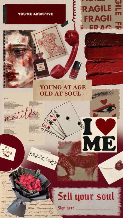 #red #burgundy #creme #vintage #aesthetics #hearts #lightacedemia #darkacadamia #fypp Cream Red Aesthetic, Dark Acadamia, Collage Scrapbook, Cream Wallpaper, Cream Aesthetic, Vintage Aesthetics, Room Idea, Red Burgundy, Red Wallpaper