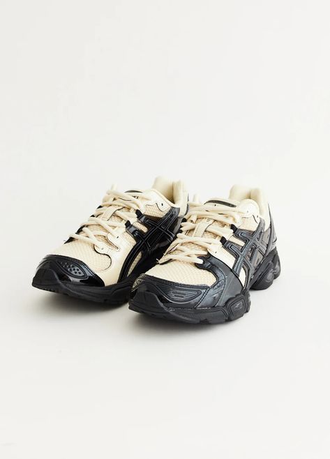 Gel-Nimbus 9 'Vanilla' Sneakers Japanese Sportswear, Asics Gel Nimbus 9, Gel Nimbus 9, Asics Sneakers, Black 13, Sportswear Brand, Sneaker Heels, Asics Gel, Black 7