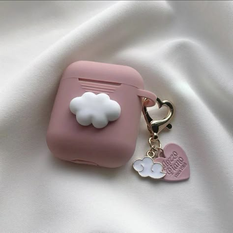 Pink Aesthetic Style, Fone Apple, Pink Aesthetic Cute, Blush Aesthetic, Light Pink Aesthetic, Soft Pink Aesthetic, Cute Ipod Cases, Cute Headphones, Clothing Korean