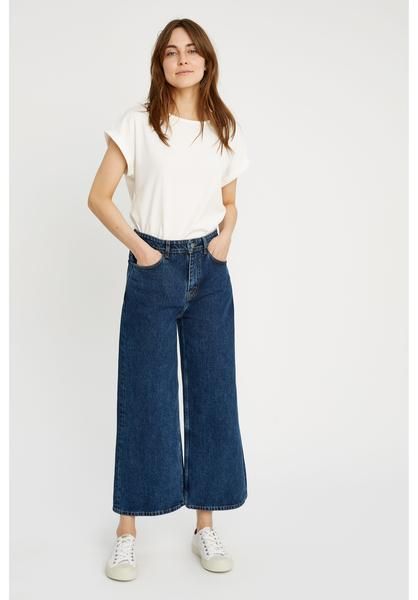 People Tree - Ariel Wide Leg Blue Jeans - 10 Tree Fashion, People Tree, Cropped Wide Leg Jeans, Jean Large, Flare Denim Jeans, Common Thread, Cropped Flare Jeans, Straight Crop Jeans, Mile High