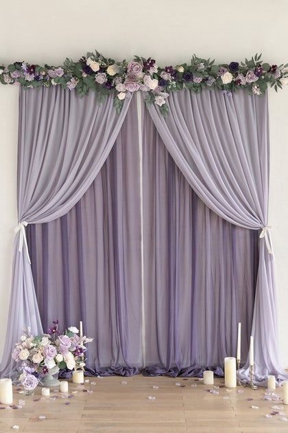 Wedding Backdrop Curtains, Nikah Decor, Mehendi Decor Ideas, Handmade Bouquet, Backdrop Curtains, Flowers Real, Curtain Backdrops, Wedding Planning Decor, Wedding Backdrop Design