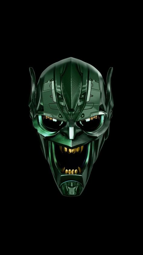 Green Goblin Wallpaper, Green Goblin Mask, Goblin Mask, Goblin Wallpaper, Demon Logo, Dark Knight Wallpaper, Sinister 6, Knight Wallpaper, Marvel Iphone Wallpaper