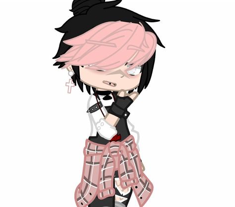 Gacha Club Boy Hair Ideas, Gacha Male Outfits, Gachaclub Outfits, Gacha Designs, Tomboy Hairstyles, Gacha Ocs, Club Fits, Club Hairstyles, Gacha Outfits