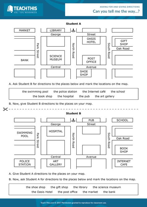 Pre Listening Activities, Telling Direction Worksheet, Maps And Directions Worksheet, Asking And Giving Directions Worksheet, Giving Directions Map, Giving Directions Worksheet, Directions Worksheet, Asking For Directions, Fun Worksheet