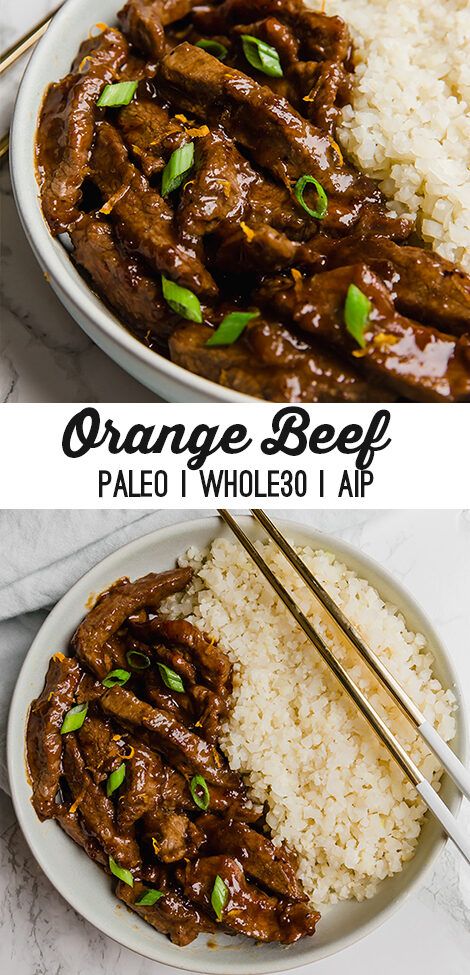 Paleo Diet For Beginners, Orange Beef, Paleo Menu, Paleo Beef, Resep Diet, Orange Sauce, Paleo Diet Recipes, Aip Recipes, Tender Beef