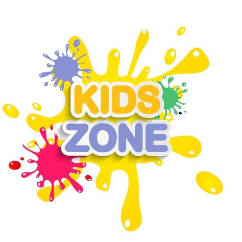 Abstract kids zone on white background. ... | Premium Vector #Freepik #vector #kids-zone #kids-label #kids-game #kindergarten-cartoon Kids Play Area Indoor, Kids Play Centre, Kids Branding Design, Kids Church Rooms, Kids Graphic Design, Kids Banner, Kids Salon, Game Area, Kids Cartoon Characters