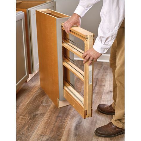 Rev-A-Shelf Pullout Base Organizer Pull Out Organizer, Cabinet Construction, Face Frame Cabinets, Cabinet Base, Kitchen Base Cabinets, Framed Cabinet, Rev A Shelf, Shelf Organizer, Rv Renovations