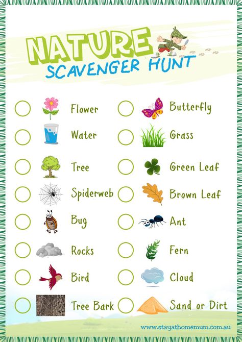 kid summer printables | free summer activities | free printables | fun things for kids to do Nature Scavenger Hunt, Fall Preschool Activities, Scavenger Hunt For Kids, Summer Learning, Outdoor Learning, Camping Theme, Toddler Fun, Nature Activities, Autumn Activities