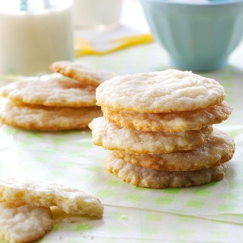 Lemon Oatmeal Sugar Cookies Oatmeal Sugar Cookies, Lemon Oatmeal Cookies, Lemon Oatmeal, Lemon Cookies, Lemon Desserts, Soft Cookie, It Goes On, Sugar Cookies Recipe, Taste Of Home