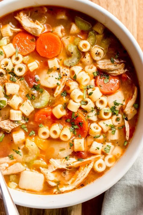 Sicilian Soup Recipes, Sicilian Chicken Soup, Sicilian Chicken, Stovetop Recipes, Italian Soups, Best Chicken Noodle Soup, Chicken Soup Crockpot, Chicken Soup Recipes Easy, Split Chicken Breast