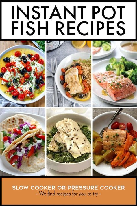 If you've had perfect poached fish in a restaurant, you'll understand why Instant Pot Fish Recipes can be so amazing! And Instant Pot fish is super quick and all of these recipes are low in carbs or can easily be adapted to be low-carb! [found on Slow Cooker or Pressure Cooker] #InstantPotFishRecipes #FishInInstantPot Fish Recipes Instant Pot, Pressure Cooker Fish Recipes, Instant Pot Fish Recipes, Slow Cooker Fish Recipes, Instant Pot Fish, Rockfish Recipes, Flounder Recipes, Cooking Trout, Crockpot Express