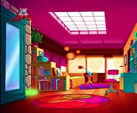 Totally Spies Decor, Totally Spies Room Decor, Totally Spies House Interior, Totally Spies Bedroom, Totally Spies Room, Totally Spies House, Totally Spies Sam, Light Acadamia, Hippy Bedroom