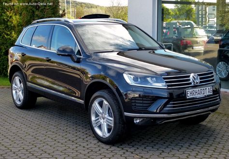 Power 280/6200 Hp Body type SUV Fuel Type Petrol (Gasoline) Touareg Vw, Best Family Cars, Good Drive, Volkswagen Models, Mid Size Suv, Car Volkswagen, Volkswagen Touareg, Vw Touareg, Combustion Engine