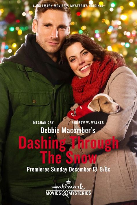 Snow Movie, Hallmark Holiday Movies, Hallmark Channel Christmas Movies, Hallmark Mysteries, Xmas Movies, Christmas Films, Debbie Macomber, Dashing Through The Snow, Hallmark Movie