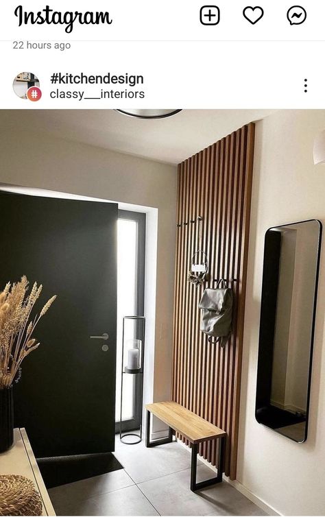 Modern Entryway Decor, Fall Entryway Decor, Vstupná Hala, Entry Closet, Entrance Decoration, Entry Mirror, Entrance Furniture, Entry Lighting, Home Hall Design