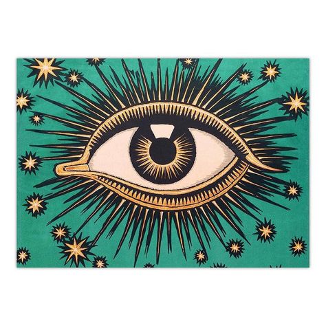 All Seeing Eye Art, Minimalist Art Painting, Stars Wall Art, Eye Wall Art, Handmade Canvas Art, Celestial Decor, Evil Eye Art, Blueprint Art, Star Wall Art