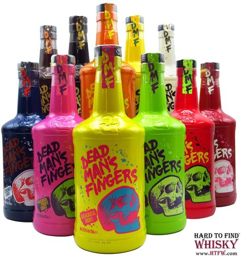 Dead Man's Fingers - Whole Range & Free Skull Glass - 11 x 70cl Rum Rum Brands, Shots Alcohol, Pineapple Rum, Portfolio Examples, Brand Names And Logos, Coconut Coffee, Coconut Rum, Spiced Rum, Bottle Packaging