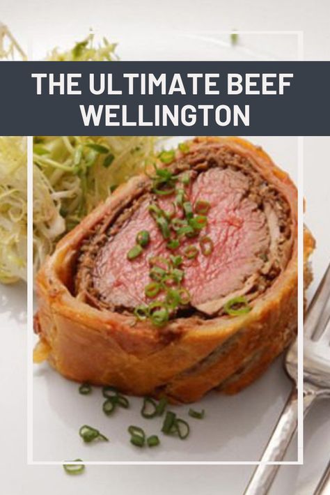 The Ultimate Beef Wellington |We find that a sheet of phyllo dough, rather than the more traditional crepe or slices of ham, makes the best barrier to keep the puff pastry from absorbing too much moisture from the other ingredients.	  #holidays #christmas #christmasrecipes #christmasinspo #seriouseats #recipes Best Beef Wellington Recipe, Wellington Recipes, Beef Wellington With Pate, Easy Beef Wellington, Easter Hosting, Wellington Recipe, Beef Wellington Recipe, Phyllo Dough, Beef Wellington