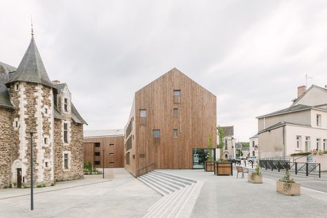 Gallery of Village Center of Ecouflant / Studio d’Architecture Bruno Huet - 14 Village Center Architecture, Village Architecture, Modern Village, Village Center, Village Square, European Village, Modern Architecture Interior, Modern Architecture Design, Urban Architecture