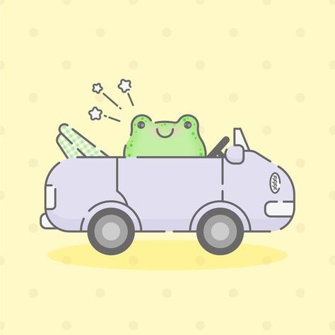 Cute Car Drawings Aesthetic, Cartoon Cars Drawing Simple, Cute Car Drawings, How To Draw A Car Easy, Driving Car Drawing, Cute Car Drawing, Car Icon Aesthetic, Toy Car Drawing, Race Drawings