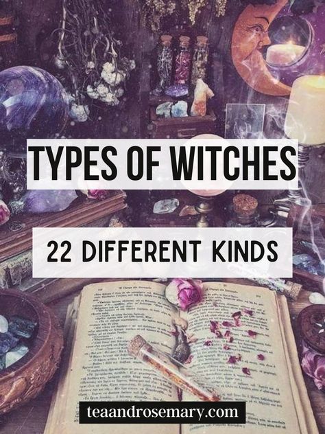 Learn all about the types of witches and types of witchcraft in this post, including traditional witchcraft, green witchcraft, cottage witchcraft, kitchen witchcraft, and more types of witches. This is the best way to learn witchcraft for beginners! #typesofwitches #typesofwitchcraft #witchcraftforbeginners Witchcraft Shopping List, Difference Between Witchcraft Wicca And Pagan, Witch Superstions, All Types Of Witches, Introduction To Witchcraft, School For Witches, Witchcraft Knowledge For Beginners, Different Witches, Different Type Of Witches