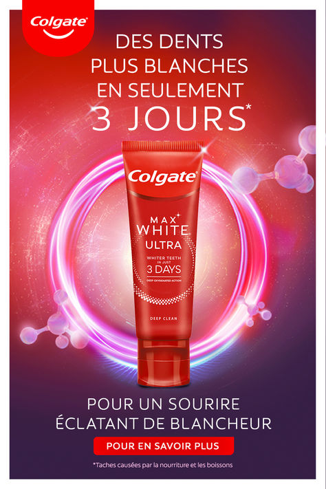 Des dents profondément plus blanches en seulement 3 jours*. *Taches causées par la nourriture et les boissons. Beauty Tips For Glowing Skin, Teeth Whitening, Affiliate Marketing, Toothpaste, Beauty Hacks, White