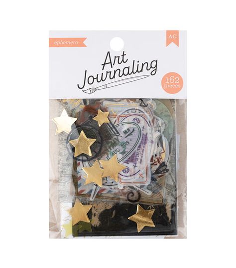 American Crafts Art Journaling Ephemera Travel | JOANN Vintage Notes, Stencils Online, Stamps Vintage, Journal Embellishments, Art Stencils, Travel Tickets, Luggage Stickers, Spring 23, Collage Ideas