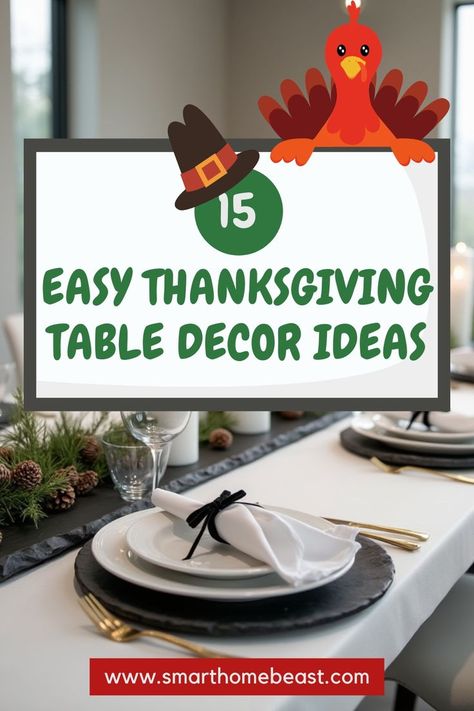 An image featuring a stylish Thanksgiving table setup, showcasing decor ideas perfect for small spaces, with a cozy, minimalist look and elegant place settings. Easy Thanksgiving Table Decor, Thanksgiving Table Decor Ideas, Compact Dining Table, Thanksgiving Table Decor, Table Decor Ideas, Ideas For Small Spaces, Thanksgiving Table Decorations, Easy Thanksgiving, Cozy Apartment