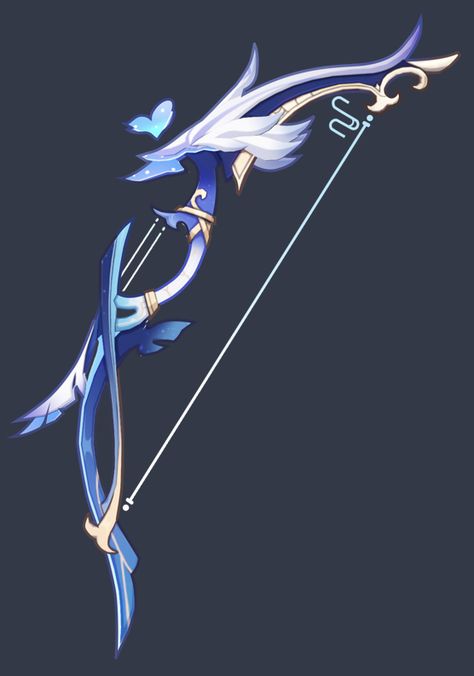 Bow Archery Design, Magical Equipment, Archer Characters, Pink Car Accessories, Fantasy Star, Types Of Swords, D D Items, Fantasy Drawings, Magic Design