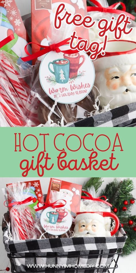 Hot Chocolate Gifts Basket, Hot Choc Gift Basket, Hot Cocoa Raffle Basket, Baileys Hot Chocolate Snowman Gift, Hot Coco Neighbor Gifts, Christmas Hot Chocolate Gift Basket, Housekeeper Christmas Gift Ideas, Hot Chocolate Gift Box Ideas Diy, Family Hot Chocolate Gift Basket